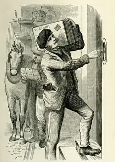 Parcel Prints: Occupations 1882 - Parcel Delivery Man