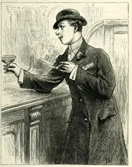 Disreputable Prints: Occupations 1882 - A Swell