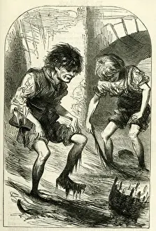 Larks Prints: Occupations 1883 - Mud Larks
