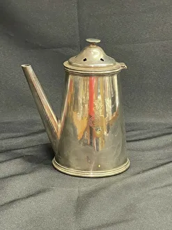 Elkington Prints: Ocean liner, Elkington silver plated coffee pot