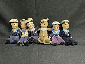 Souvenirs Prints: Ocean liner souvenir dolls by Norah Wellins