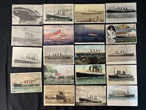 Images Dated 19th February 2021: Ocean Liners - 19 assorted postcards