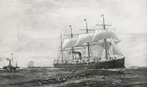 The Oceanic. Pioneer steamer of the White Star Line