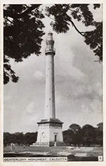 1804 Prints: Ochterlony Monument, Kolkata, India
