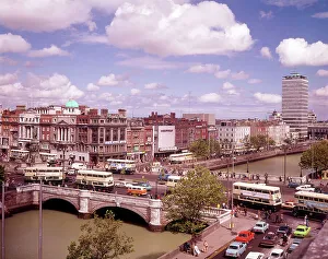 Oconnell Prints: O'Connell Bridge, Dublin Ireland