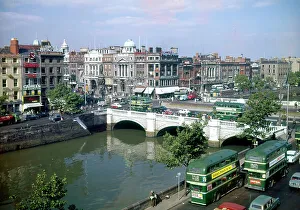 O'Connell Bridge and River Liffey, Dublin, Ireland