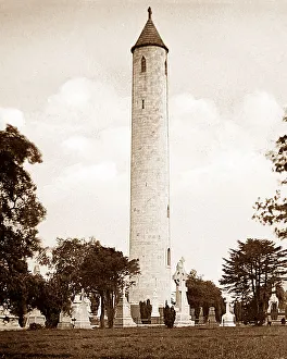 Cemetery Prints: O'Connell's Monument, Glasnevin Cemetery, Dublin, Ireland