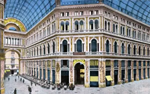 Images Dated 31st October 2018: Octagon of Galleria Umberto I, Naples, Italy
