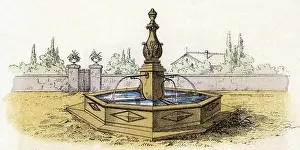 Octagonal Prints: Octagonal Fountain Date: 1880