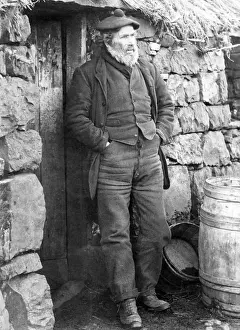 Lifestyle Prints: Octogenarian Skye crofter, Scotland