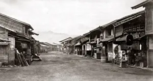 Odawara, Japan circa 1870s. Date: circa 1870s