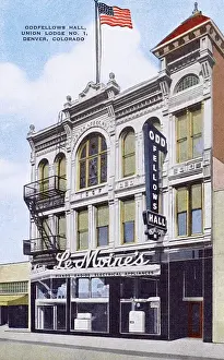 Independent Prints: Oddfellows Hall, Union Lodge No. 1, Denver, Colorado, USA
