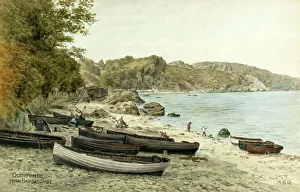 Oddicombe Beach, Babbacombe, near Torquay, South Devon