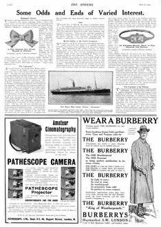Some odds and ends of varied interest 1914