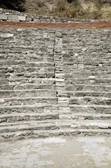 Terraces Prints: Odeon. Apollonia. Fier. Republic of Albania