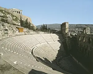 Atticus Prints: Odeon of Herodus Atticus. ca. 161 BC. GREECE