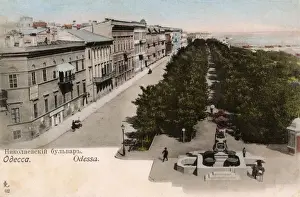 Boulevard Prints: Odessa, Ukraine - The Primorsky Boulevard