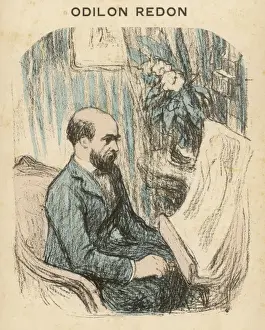Sketching Prints: Odilon Redon / Hommes 1890