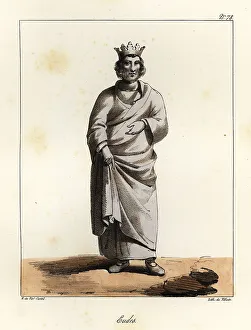 Bossange Prints: Odo or Eudes (c. 857-898), King of the West Franks, Robertian dy