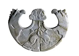Zoomorphic Prints: Oecillum with figures of dolphins. Roman art