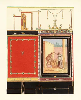 Parlour Prints: Oecus or parlour in the House of M. Spurius Mesor. Pompeii