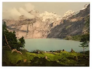 Oeschinensee, Bernese Oberland, Switzerland
