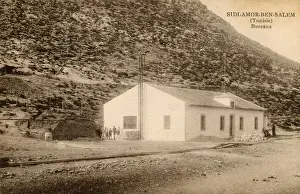 Tunisia Prints: Office building, Sidi Amor Ben Salem, Tunisia, North Africa