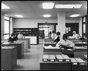 Clerical Prints: Office Scene / Women Only