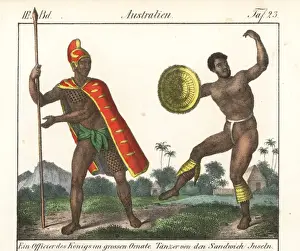 Tattoo Prints: An officer of King Kamehameha II of the Sandwich