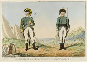C1790 Prints: An Officer and Private of Russian Grenadiers