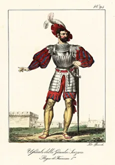 Reign Prints: Officer of the Swiss Guards, 16th century