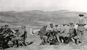 Images Dated 7th October 2011: Officers of 1st Connaught Rangers, Palestine, WW1