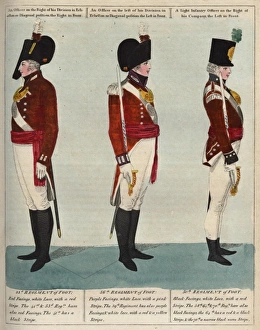 50th Gallery: Officers of the 33rd, 56th and 50th Regiments of Foot