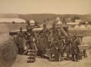 Corcoran Prints: Officers of the 69th New York State Militia, Fort Corcoran