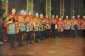 Earl Gallery: Officers of Arms of the Heralds College, 1952