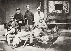 Opium Collection: Officers of Fanes Horse, Tientsin, Tianjin, China 1861