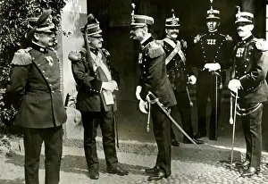 Semi Prints: Officers of Italian Light and Field Artillery, WW1