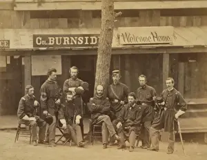 Rhode Prints: Officers of lst Rhode Island Volunteers - Camp Sprague, 1861
