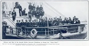 Officers and Men of the Scott expedition on board Terra Nova