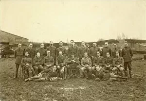 Seymour Collection: Officers of No24 Squadron RAF in France 29 November 1918