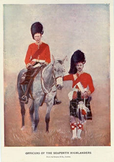 Highlanders Collection: Officers of the Seaforth Highlanders