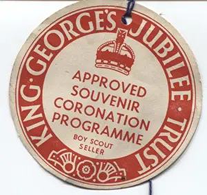 Official badge, King Georges Jubilee Trust