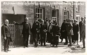 Grammar Prints: Official Opening of Grammar School by Sir Michael Sadler, Bu