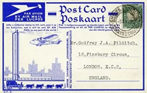 Air Mail Gallery: Official postcard of the Empire Exhibition, Johannesburg
