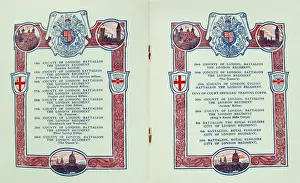 Official programme - Triumphal March of the London Troops
