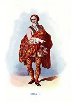 Images Dated 27th February 2020: Ogilvie, Traditional Scottish Clan Costume