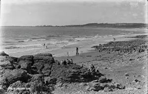 Ogmore Prints: Ogmore Bay Beach Scene