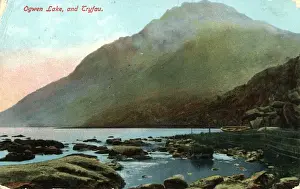 Ogwen Prints: Ogwen Lake & Tryfan Mountain, Snowdonia, Glamorgan