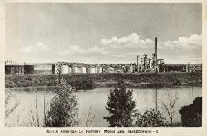 Alberta Gallery: Oil Refinery at Moose Jaw, Saskatchewan, Alberta, Canada
