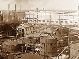 Oil stills and canning factory Port Arthur Texas USA